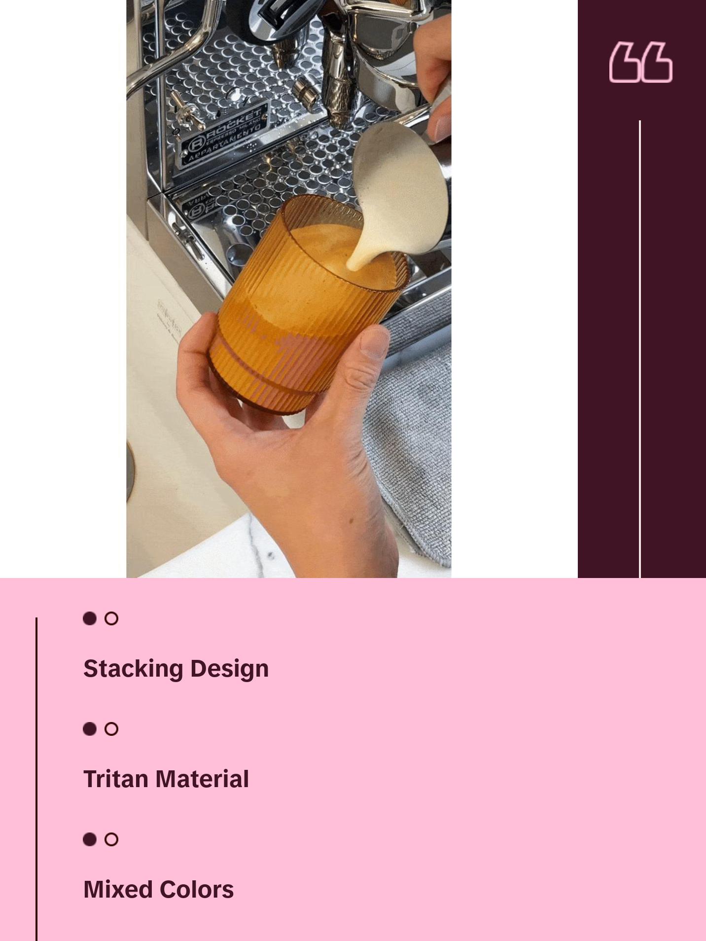 RESERVE 12oz Fluted Tumbler - Mixed Color Set