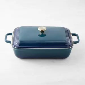 Le Creuset Stoneware 4 Qt Rectangular Covered Baker, Available Colors