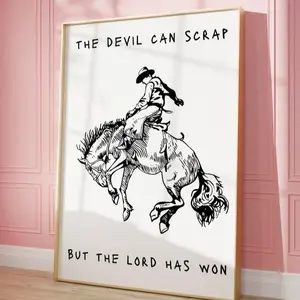 Country Lyrics Wall Art Print Poster No Frame revival Lyrics Art Coastal Cowgirl Poster Home Decor Products Indoor Decoration 110 gsm Photo Paper USA Printed