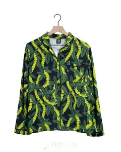 LEI KINIS - Lei Mokihana Maile Pajamas (blk/green)
