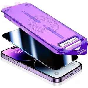 for iPhone 16 Pro Max Privacy Screen Protector - [Auto Alignment Kit] Screen Protector 16 Pro Max Tempered glass [Invisible Privacy Armor] 3D Full Coverage 9H screen 16 ProMax 2Packs