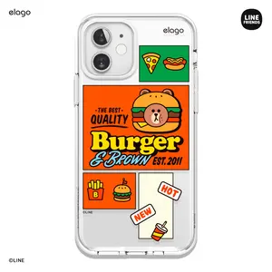 LINE FRIENDS | elago Burger Time Case for iPhone 12 Mini [3 Styles]