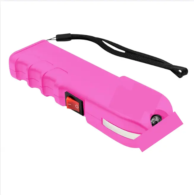 Rechargeable LED Flashlight Torch - Compact 120 Lumens, Rubberized Grip, pink, for Home Improvement, Outdoor Illumination