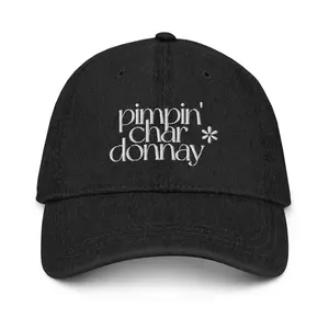 Pimpin' Chardonnay Black Denim Hat