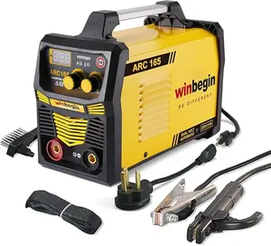 Winbegin 110V/220V Arc Welding Machine Digital Display, 165A Max Rod 5/32" Heavy Duty Stick Welder,Electrical Industrial,Includes Power Adapter