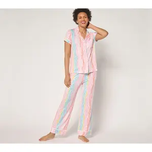 Sunday Brunch Super Brushed Jersey Notch Collar Pajama Set