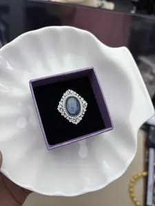 Rebecca(9062)gc.Kyanite 925 Ring