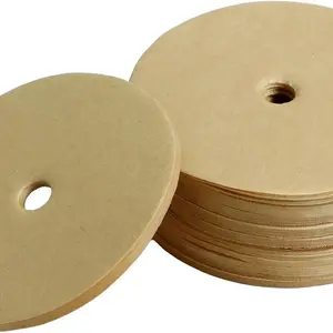300Pcs Percolator Coffee Filters,Percolator Coffee Pot Filters,Percolators Filter With Hole,Disposable Disc Coffee Filters for Camping Coffee Pot Home Office Use