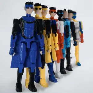 3D Printed Action Figures Invincible 3.0 Superheroes Anime Multi-Jointed Shapeshift Toys Mannequin Model Ornaments Kids Gifts