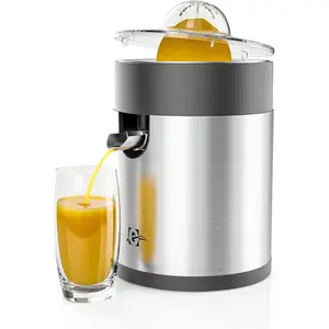 Electric Orange Juicer, Sleek Effortless Citrus Juice Squeezer for Lemon, Lime, Grapefruit |  , Easy to Clean, Removable Dishwasher-Safe Parts