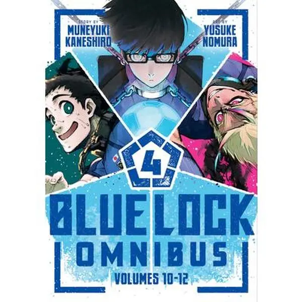 Blue Lock Omnibus 4 (Vol. 10-12) -- Muneyuki Kaneshiro, Paperback