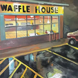 Another Late Night, 9x12” Print