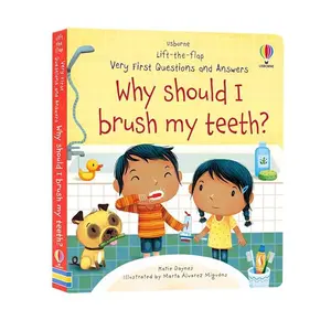 Why Should I Brush My Teeth? Science Q&a Flip Book, Behavior Habit Training English Picture Book, Colorful Home Bedtime Good Thing