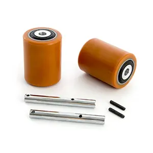 212 MAIN Hyster GWK-W45ZHD-LW W45Z HD Load Wheel Kit, Butterscotch Finish, Polyurethane Material, Easy-Install Accessory for Electric Pallet Trucks