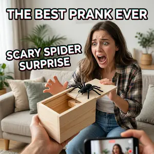 Watch Your Friend Scream With This Simple Spider Prank!