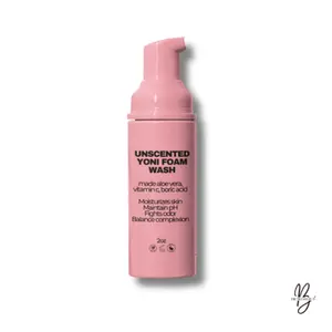The Blush Spot Unscented Yoni Foam Wash with Aloe Vera & Boric Acid for Gentle pH-Congscious Cleansing - Mild, Sensitive Skin Friendly, Travel-Friendly Size 2 oz