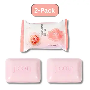 JIGOTT  Rose Peeling Soap (2 Pack)