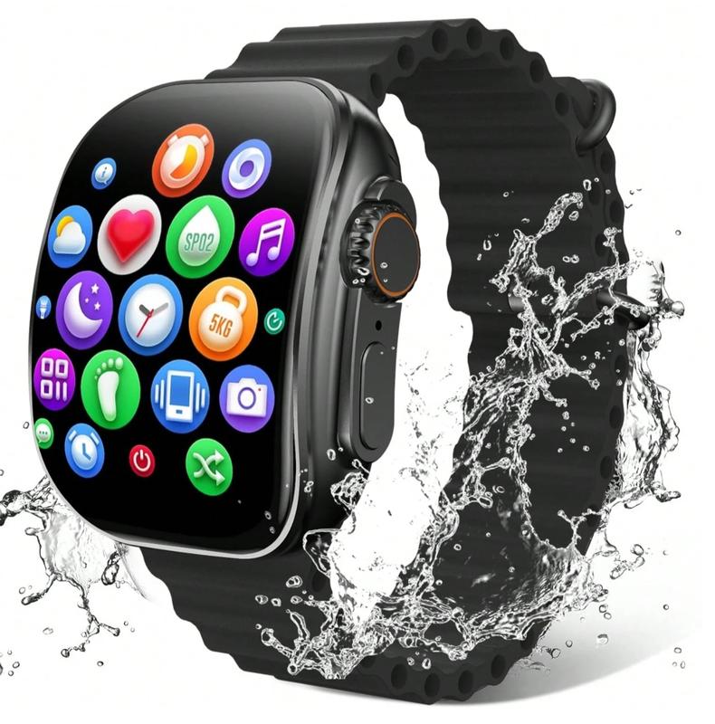 2026 Smart Watch Set | Bluetooth Call, Touch Screen, 100+ Sports Modes, Message Alerts | iPhone & Android | Includes Wireless Earbuds & 7 Bands