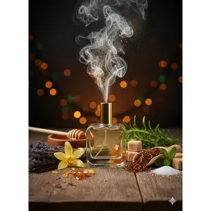 Nighttime Temptation (M) oil base/ vanilla sweet honey aromatic amber lavender green fresh spicy powdery