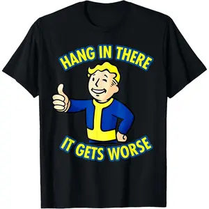 #TikTokShopRestock  Plus Size Hang In There It Gets Worse Funny T-Shirt