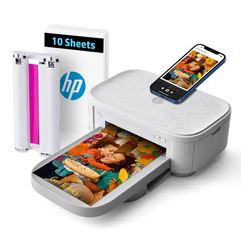HP Sprocket Studio Plus 4x6” Instant Photo Printer – Wirelessly Prints from iOS & Android Device