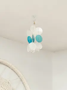 012 - Seashell Light Catcher / Wind Chime / Ocean Theme Decor Hanging Hangable Ornaments Decoration