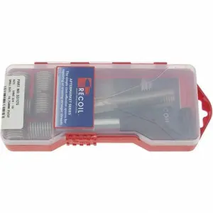 Recoil 10-Pc Thread Repair Kit (Model 33125) - Set with Free-Running and Screw-Locking Stainless Steel Inserts