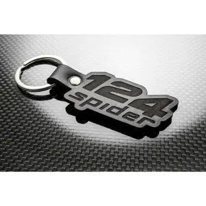 Leather Keychain for 124 Spider (Logo)