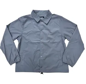 Rebel - NYLON COACH JACKET - GREY - 100-525