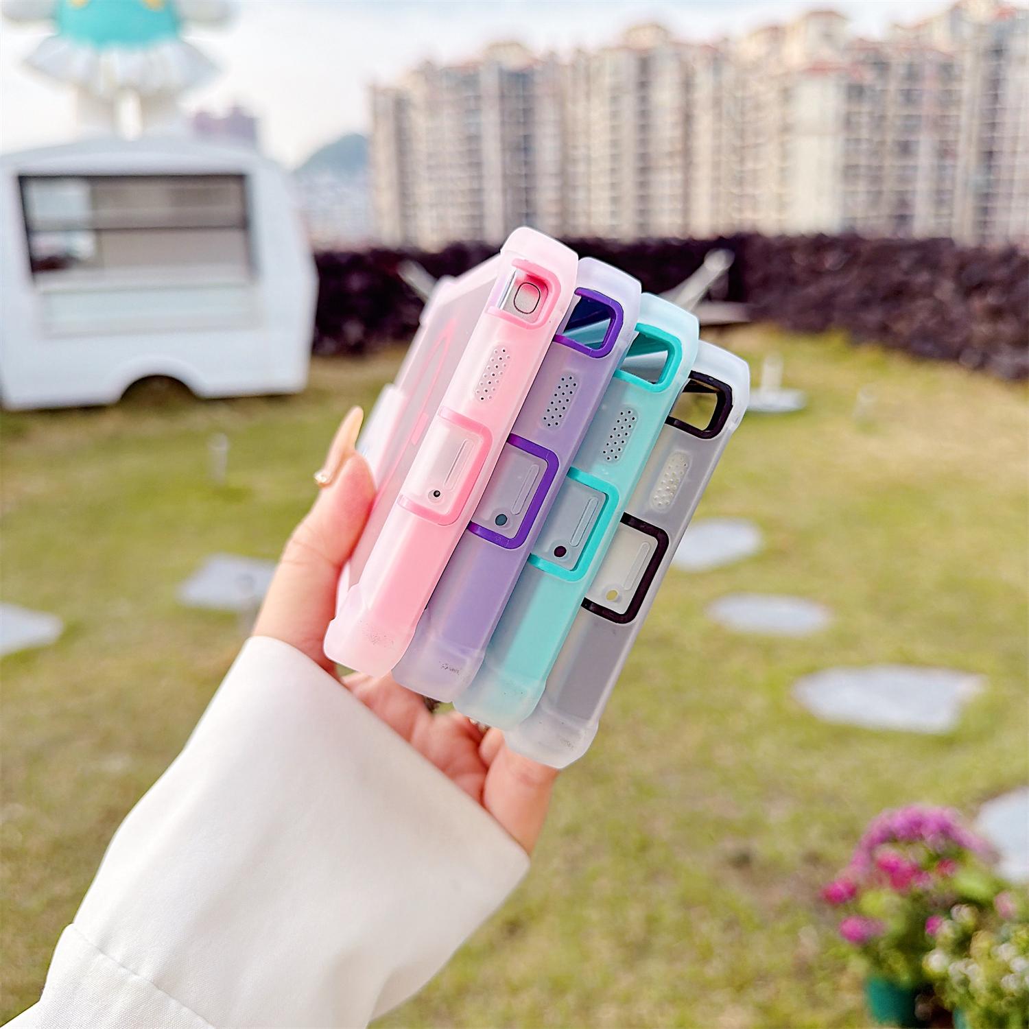 [Free!!Ship!] Heavy Duty Protection Color Changing Laser Case for Samsung Galaxy S25 Ultra S24 S23 Mag Safe Iridescent Back Four-Corner Drop Protection Phone Cover