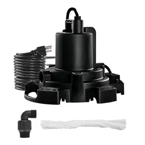 VEVOR Automatic Pool Cover Pump,  1/2 HP 1600 GPH, 120V Submersible Swimming Pool Cover Pump with 25 ft Power Cord, 25 ft Max Head Lift, Water Removal and Transfer Pump, for Pool Draining Hot Tubs