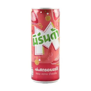 Mirinda Strawberry Soda 245ml - Thai Imported Carbonated Drink Mirinda Strawberry Soda 245ml - Thai Imported Carbonated Drink