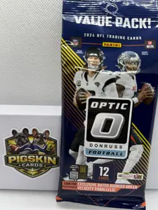 2024 Donruss Optic Football Value Pack – 12 Cards - Live Personal Break