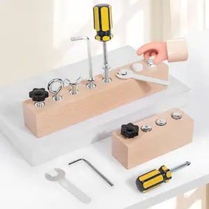 Nail Screw Combination Toy, Multifunctional Screw Set, Hand-Eye Coordination Training, DIY Toy, Birthday Christmas Halloween Gift