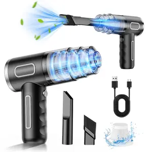 Portable Handheld Car Vacuum Cleaner, Rechargeable Cordless Vacuum Cleaner, Multifunctional Car Cleaning Tool for Home Office Pet Car Cleaning