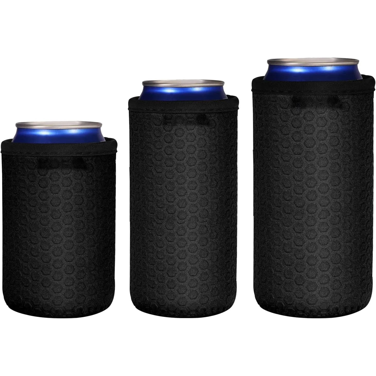 3 Pack Can Cooler Sleeves for 12oz 16oz Can & 12oz Slim Can, Soft Insulated  Non-Slip Neoprene Can Cooler Drink Caddies Holder Covers for , Soda, Energy Drinks