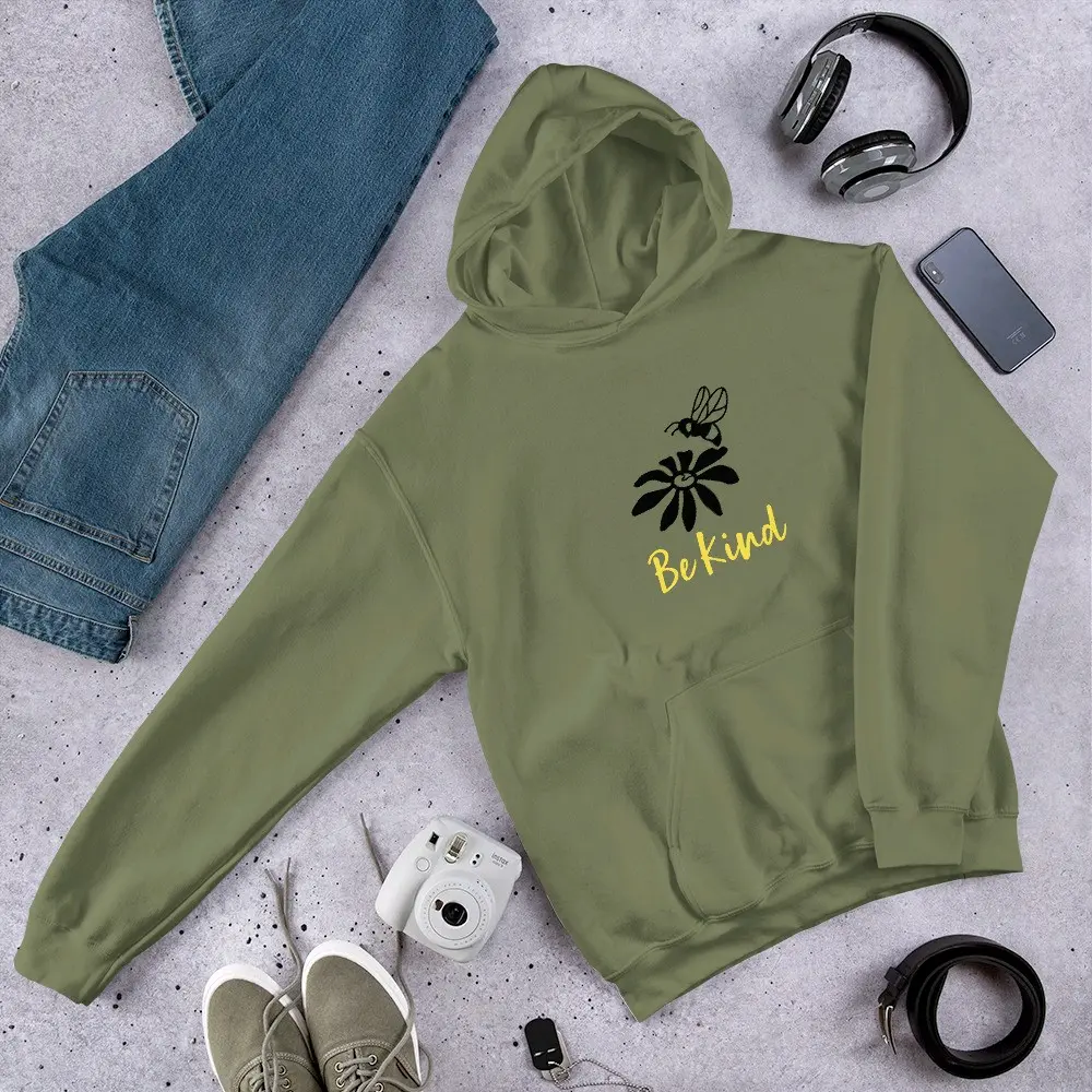Blessed with a Flower  and a Bee Hoodie Sweatshirts Pullover