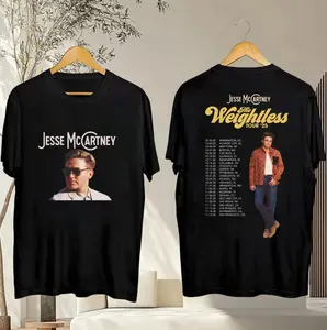 Jesse McCartney Concert Shirt, Retro 2025 Tour Merch Graphic Tee