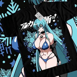 Anime Manga Lover Gifts T-Shirt, Esdeath Waifu Graphic Tee, Akame Ga Kill Anime T-shirt & Unisex Comfort Tee T Shirt Sweatshirt Hoodie