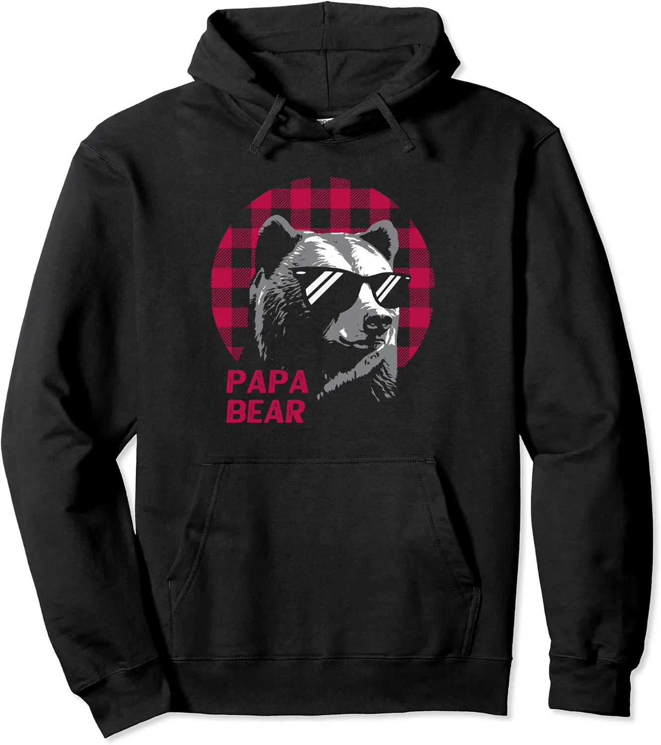Papa Bear Pajama Red Plaid Christmas Family Dad Pullover Hoodie - Keithhodges Shop 49B0CM9BHKRK