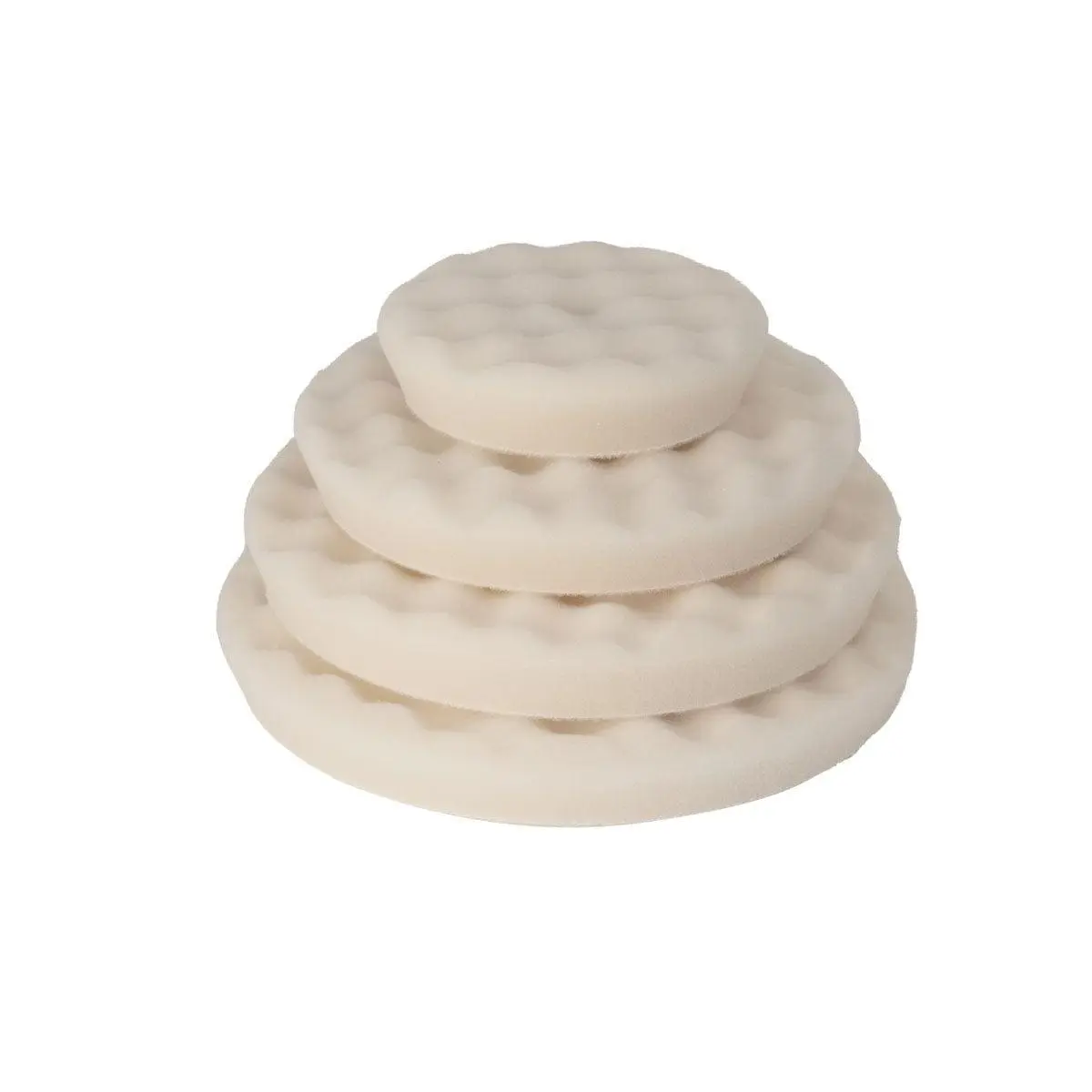 RUPES Waffle Ultra-Fine Polishing Foam Pad with Waffle Face for Rotary Polishers - Heat Control, Cooler Temperature, Excellent Stability, High-Gloss Finish, Smooth Polishing Experience, Tackles Fine Imperfections, Buffing Pad