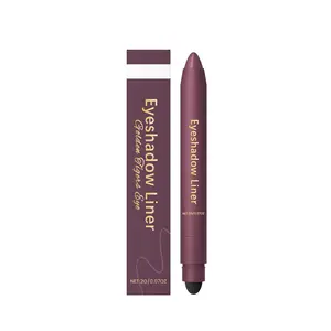 2-in-1 Creamy Gentle Eyeshadow & Eyeliner Stick - Smudge-Proof Eyeliner, Long-Lasting Dual Liner, Eyeshadow Liner, Pen-Like Multi-Use Eye Makeup, Long Lasting Eyeliner
