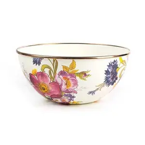Flower Market Small Everyday Bowl White