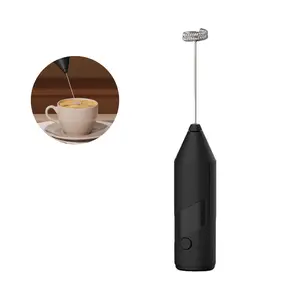 Drink Mixer Handheld，Electric Whisk Frother for Coffee,Portable Cream Milk Frother, Electric Stirrer For Household Use,Coffee Mixer Wand, Egg Beater,Black,  For Latte And On So