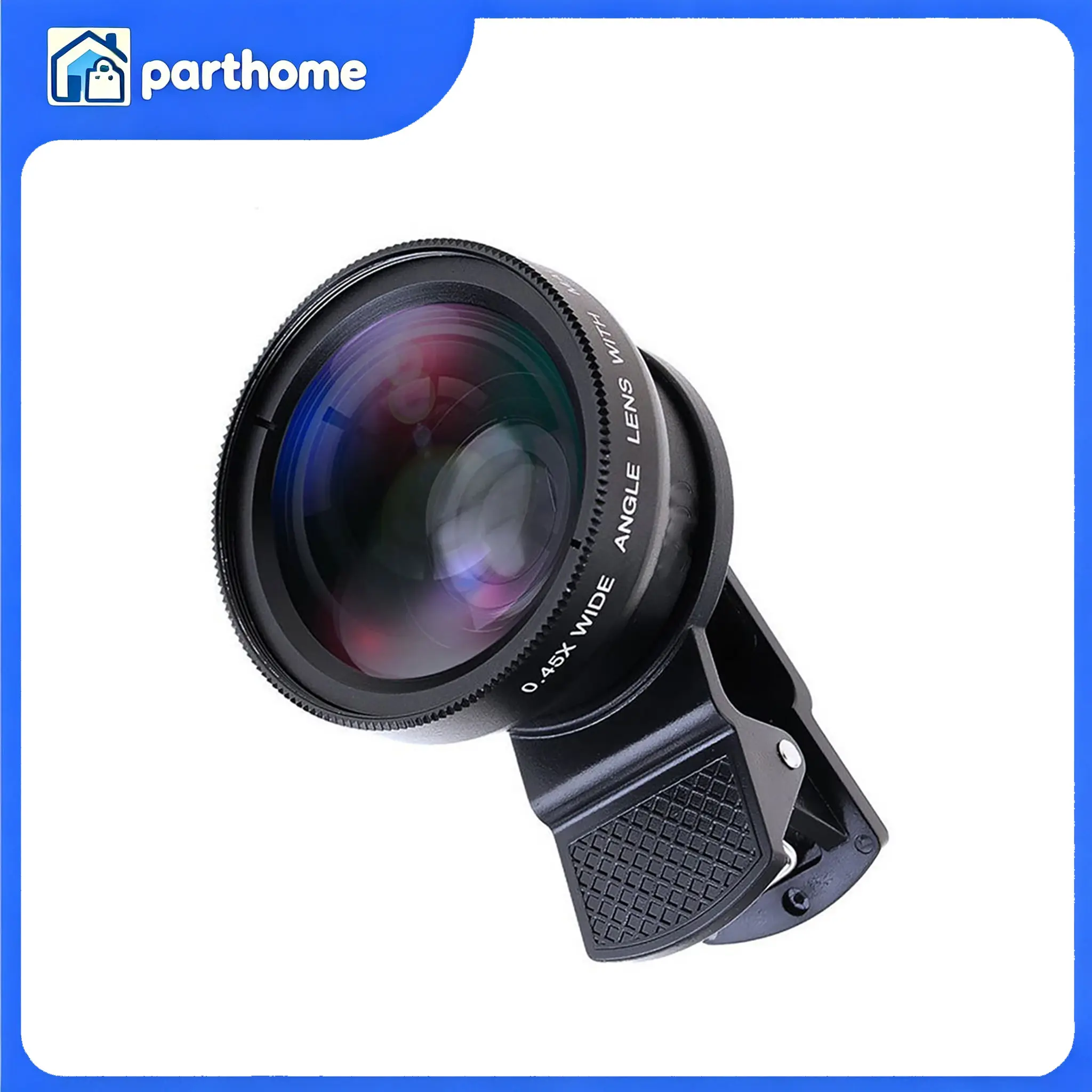 Super Wide Angle 0.45X and 15X Macro Lens Clip-on Camera Kit Universal