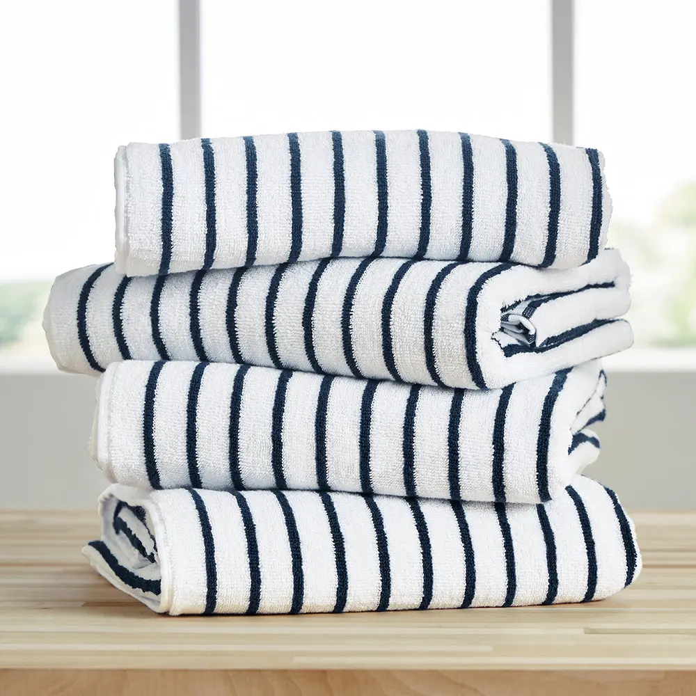100% Cotton Stripe Cabana Beach Towel Set (4-Pack) 100% Cotton Stripe Cabana Beach Towel Set (4-Pack)
