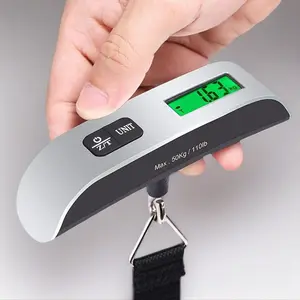 Portable Electronic Hanging Luggage Scale Tools, Everyday Carry Tools, 50kg Digital Handheld Baggage Scale Tool With Backlight Display, 50KG Electronic Scale With Temperature Measurement, Portable Scale Tool