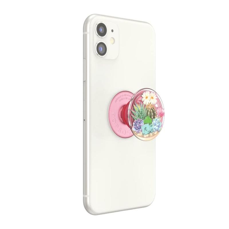 Pop Sockets Phone Grip with Expanding Kickstand - Bulbasaur Terrarium for Smartphones and Cellphones