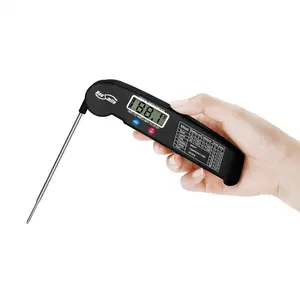 Digital Instant Read Food Thermometer Quick Temp Probe for Meat BBQ Grill & Cooking Accurate Temperature Readings Easy to Use