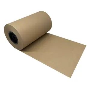 UOFFICE Kraft Brown Paper Roll 765'x12" 40lb Strength for Packing, Menus, and Party Decorations